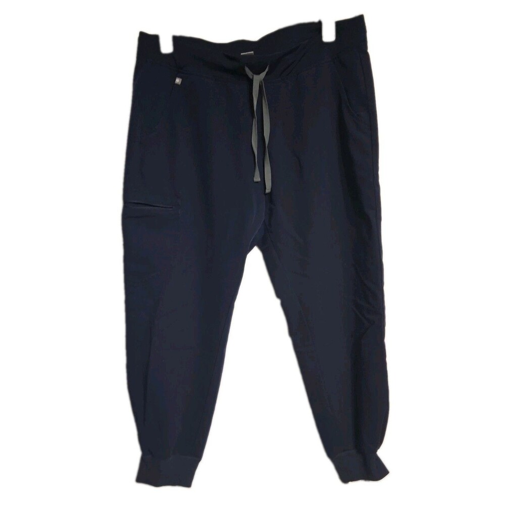 Women's FIGS Technical Collection Navy Jogger Scrub Pants Size XLP Petite